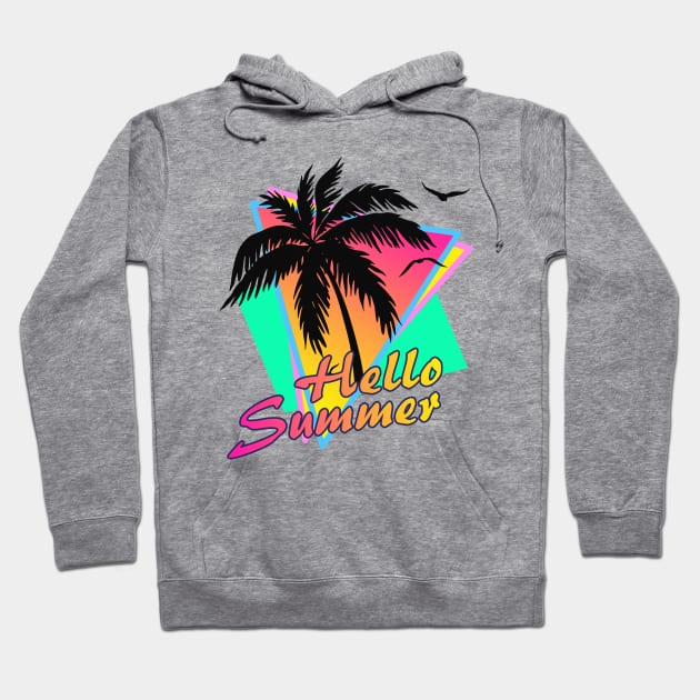 Hello Summer Hoodie by Nerd_art